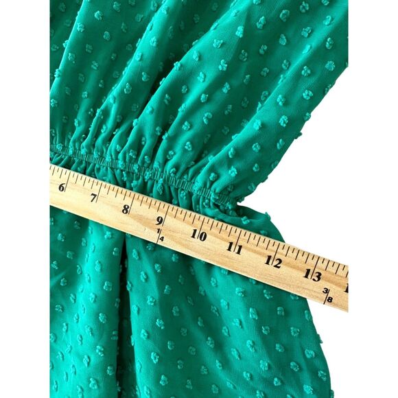 Yumi Kim Class Act Emerald Green Flirty Flowy Dress NWOT S - Picture 7 of 10